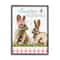 Stupell Industries Easter Blessings Gingham Spring Bunnies Framed Giclee Art